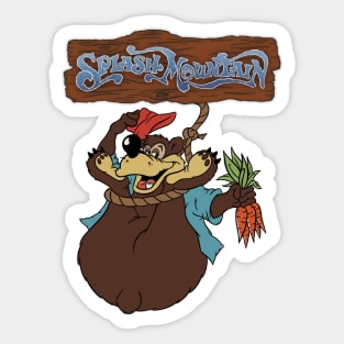 Splash Mountain Brer Bear Sticker